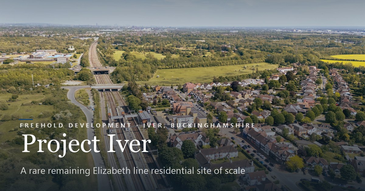 Project Iver Project Iver — A rare remaining Elizabeth Line residential site of scale